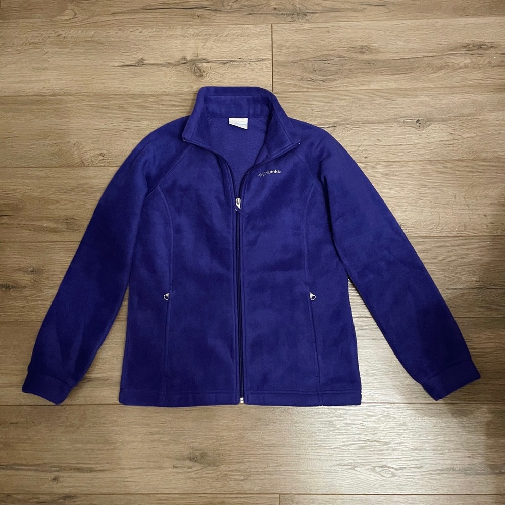 Columbia Purple Zip Up Jacket